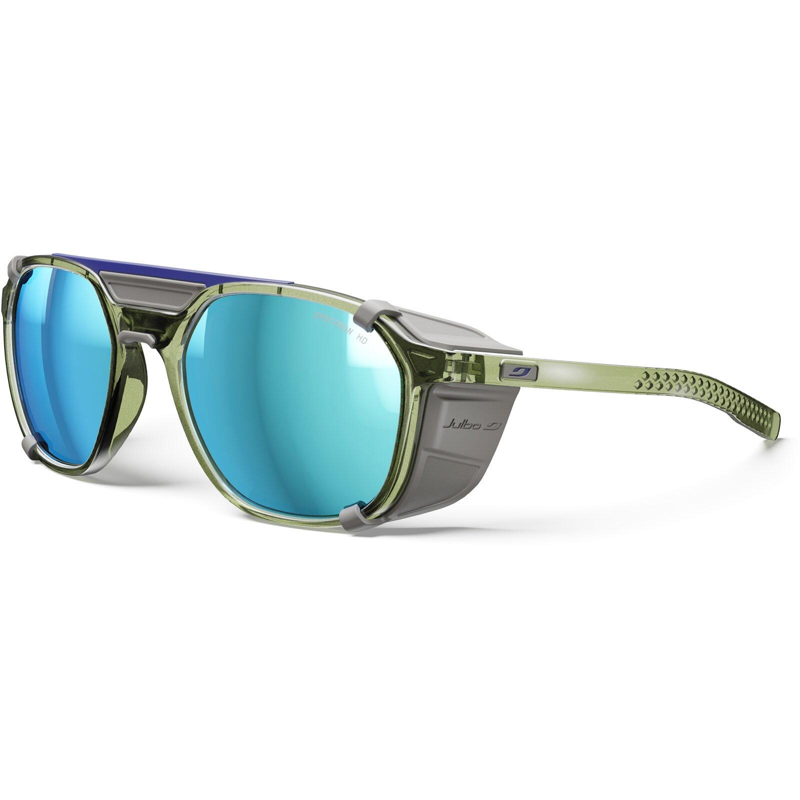 Okulary przeciwsłoneczne Julbo Slack Cover Spectron HD Polarized shiny translucent army green/gray WYSYŁKA W 24H 30 DNI NA ZWROT