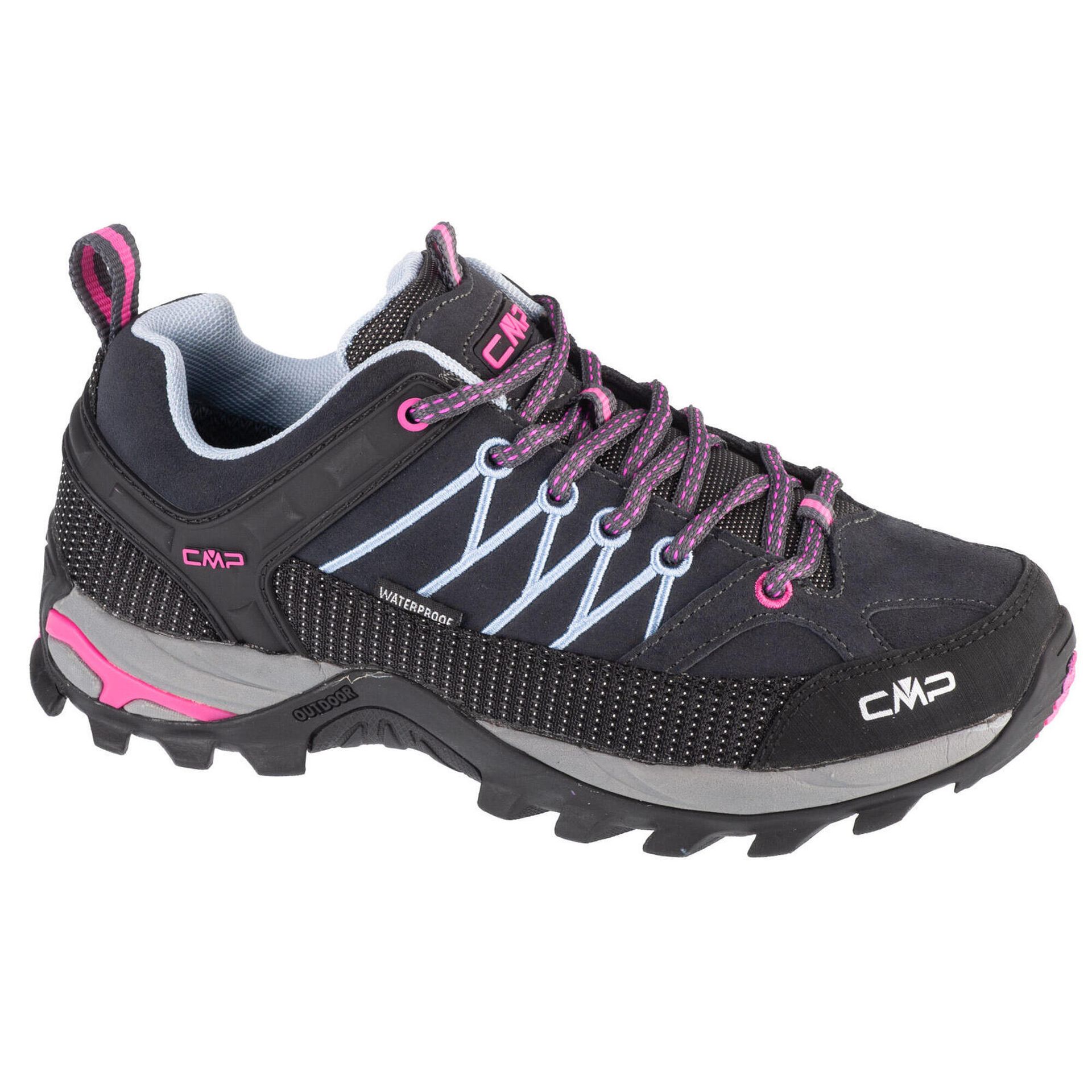 Cmp Rigel Low Wp (41) Damskie Buty Trekkingowe Zamszowe Czarny
