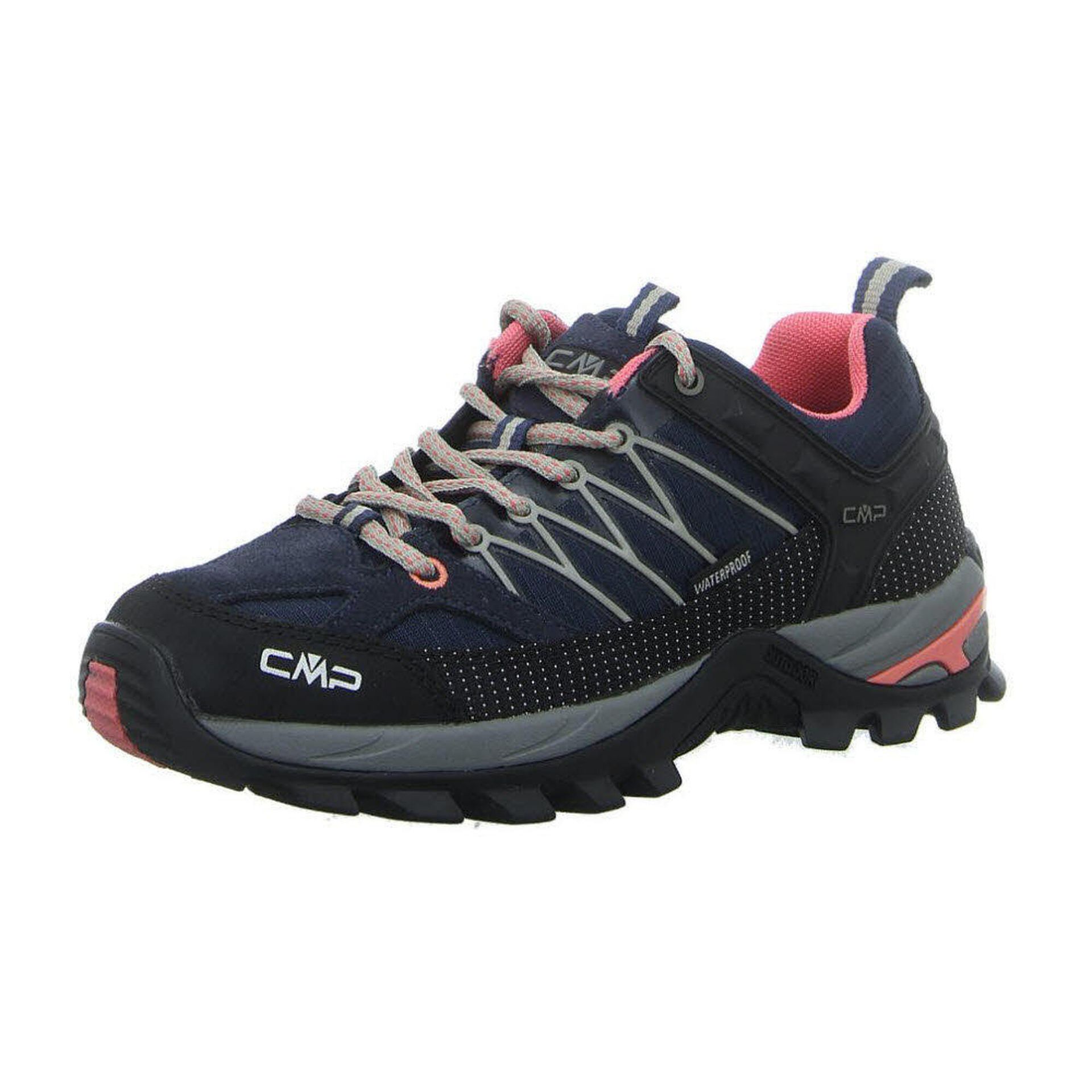 CMP Damskie buty trekkingowe Rigel Low Wmn Wp Walking, niebieskie, koralowe, rozmiar 5, Niebieski Corallo, 38 EU
