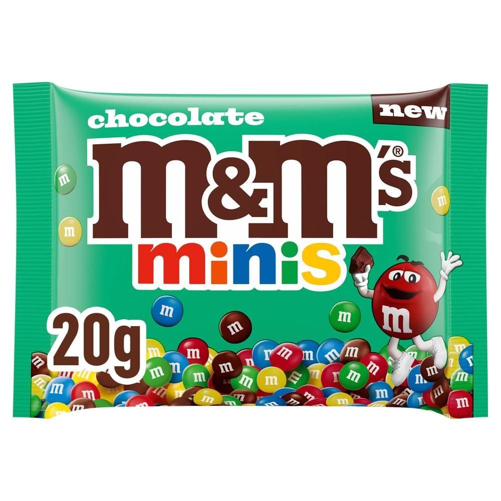 M&M's Chocolate Minis Czekolada mleczna w kolorowych skorupkach 20 g