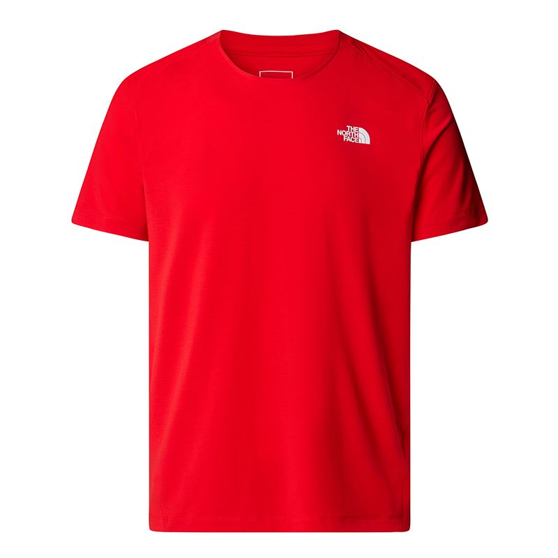 Koszulka męska The North Face Lightning Alpine 0A87H7HCL1 - czerwona