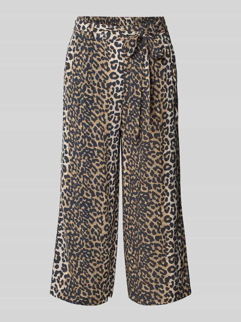 Kuloty o kroju regular fit ze wzorem na całej powierzchni model ‘NOVA’