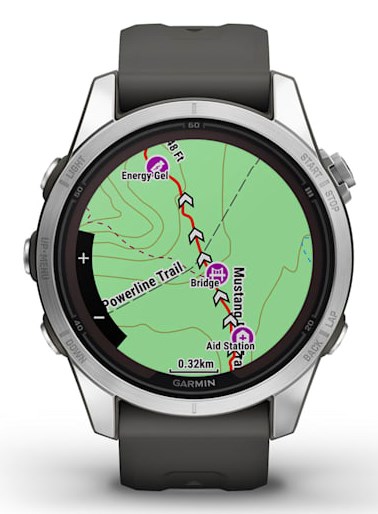 GARMIN Fenix 7S Pro Solar Grafitowy