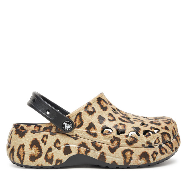 Klapki Crocs BAYA PLATFORM CLOG 208712-0C4 Beżowy
