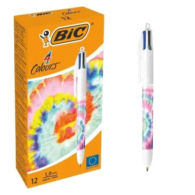 Bic Długopis Colours 4 Decor Line Blue (12szt)
