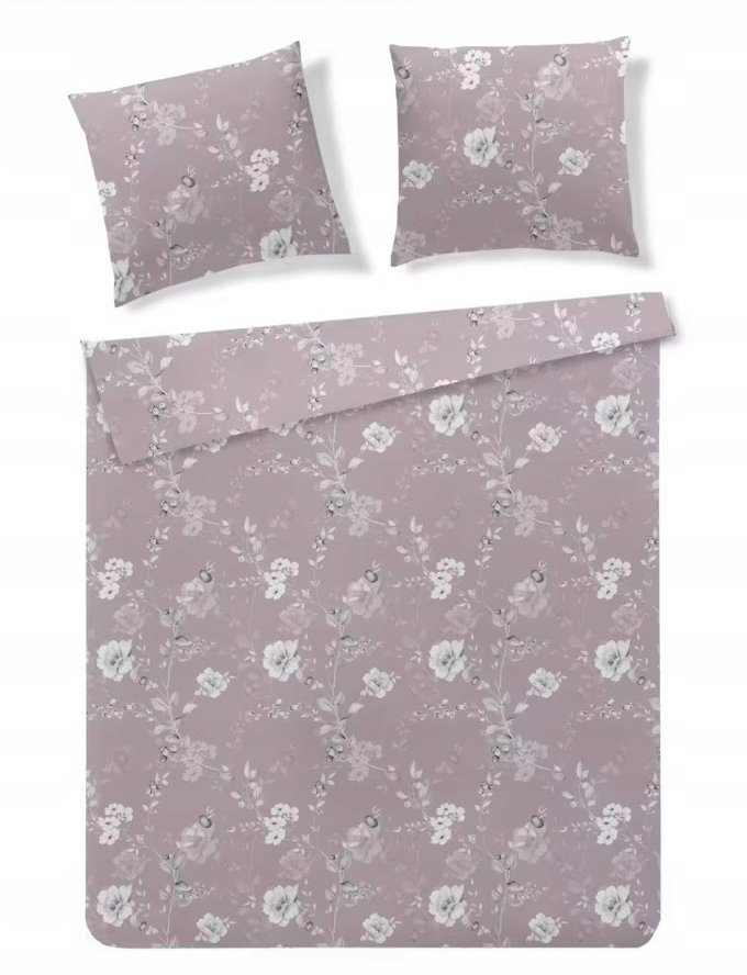 Pościel z mikrofibry 200x220 cm w kwiaty jagody Home & You Omalia home&you