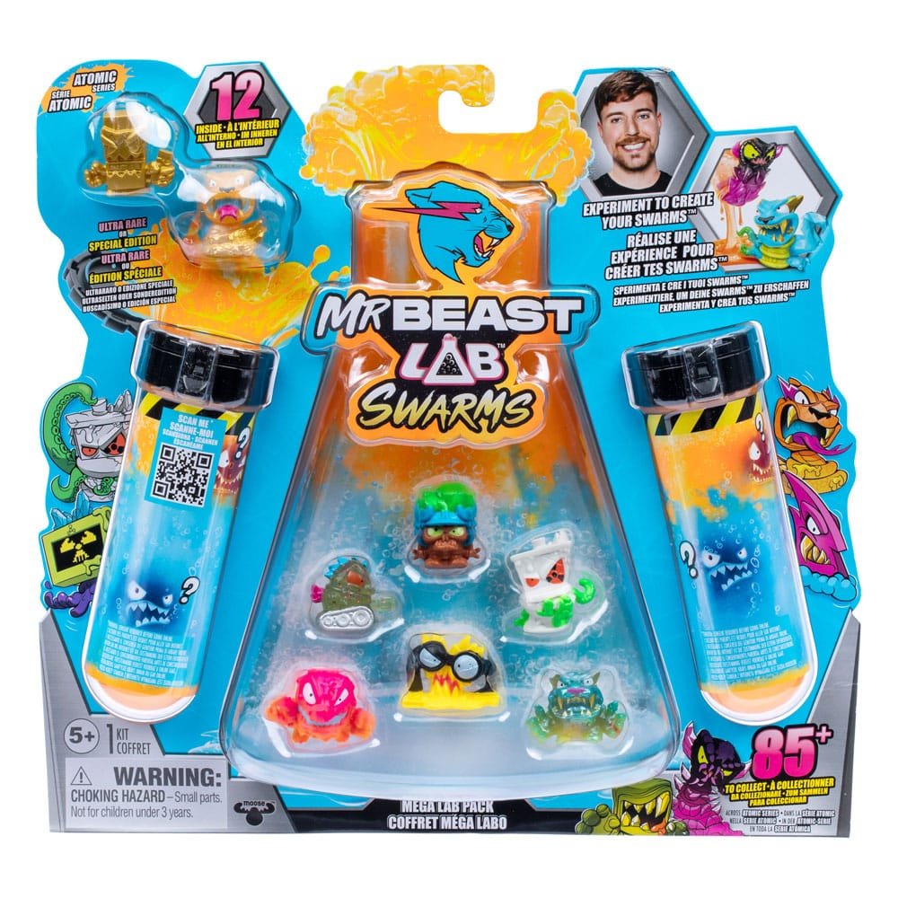 Mr. Beast Mega Lab Swarms 12-Pack 3 cm Figurki Figurka Seria 2