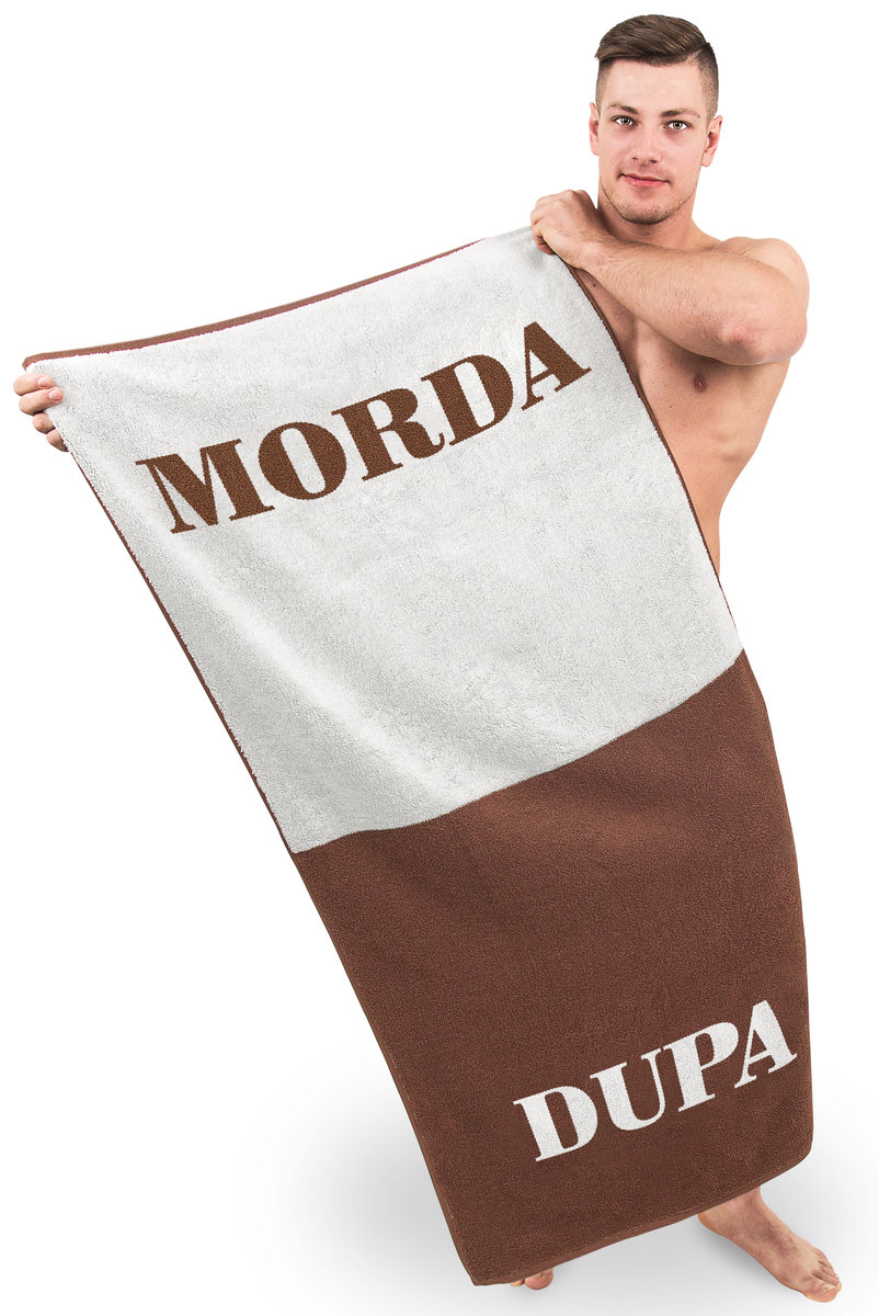 Ręcznik kąpielowy Morda-D**a 70 x 140cm