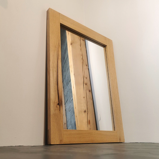 Lustro w dębowej ramie Nature's doing the best 70 x 50 cm