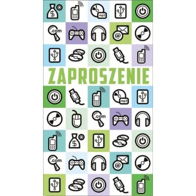 Zaproszenie Urodziny dziecięce (10szt)