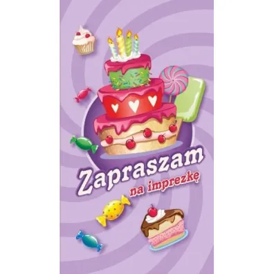 Zaproszenie Urodziny dziecięce (10szt)