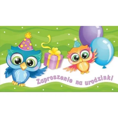 Zaproszenie Urodziny dziecięce (10szt)