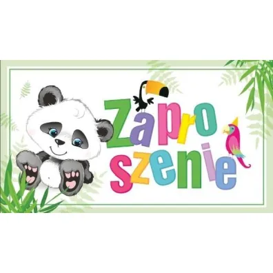 Zaproszenie Urodziny dziecięce (10szt)