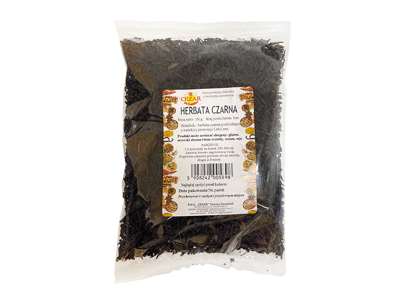 Herbata CZARNA 100g LIŚCIASTA