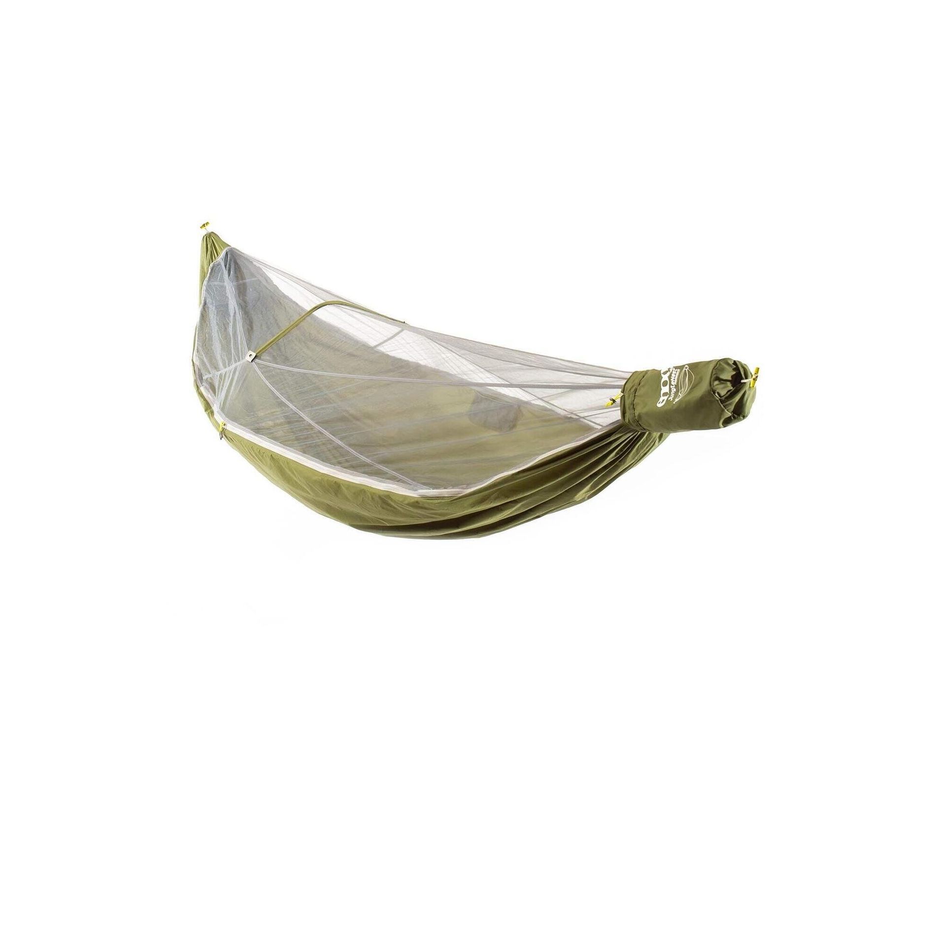 Hamak ENO JungleLink Hammock System - charcoal/evergreen