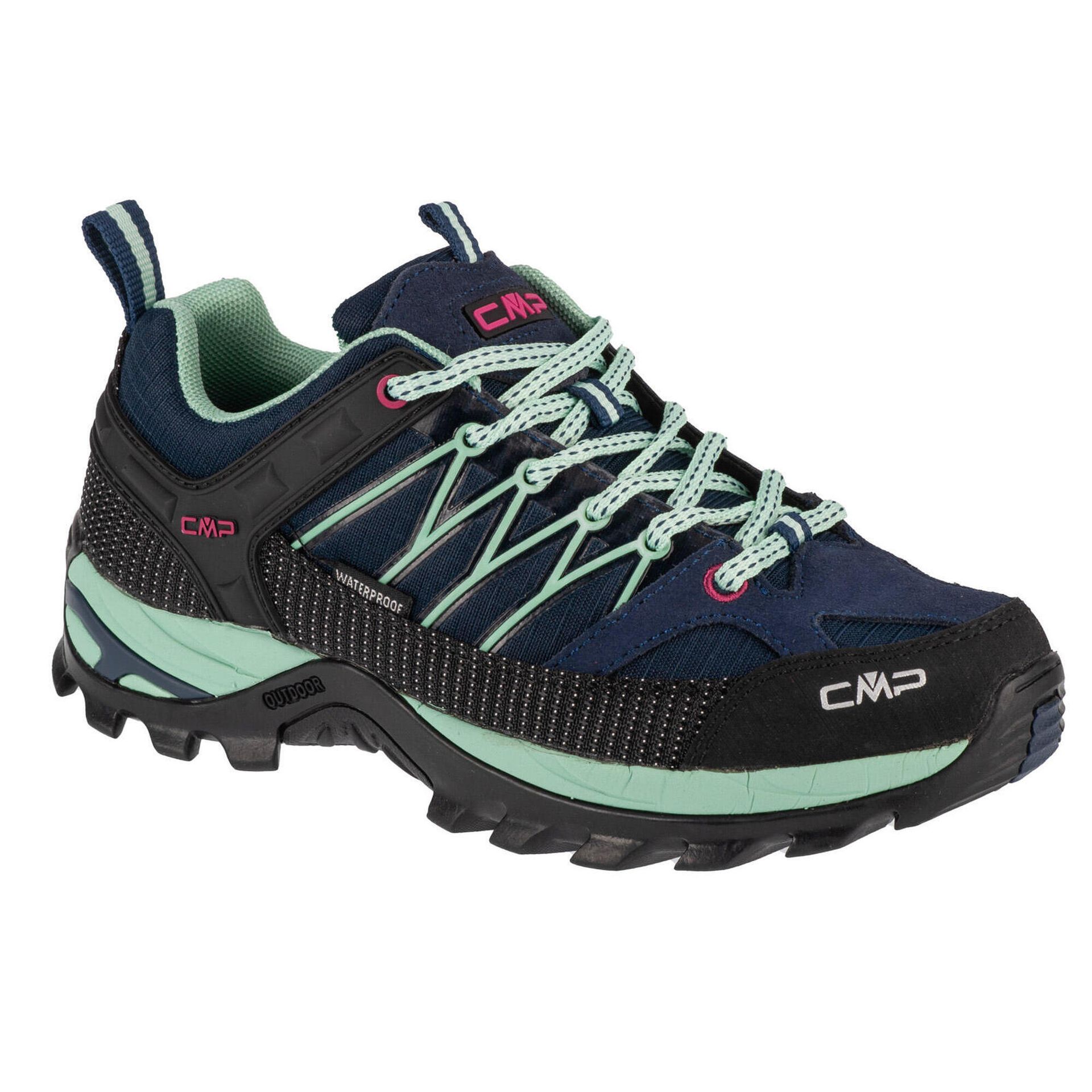 CMP Damskie buty trekkingowe Rigel Low Wmn Wp Walking Shoe, Blue-Acqua, 36 EU, Blue Acqua, 36 EU