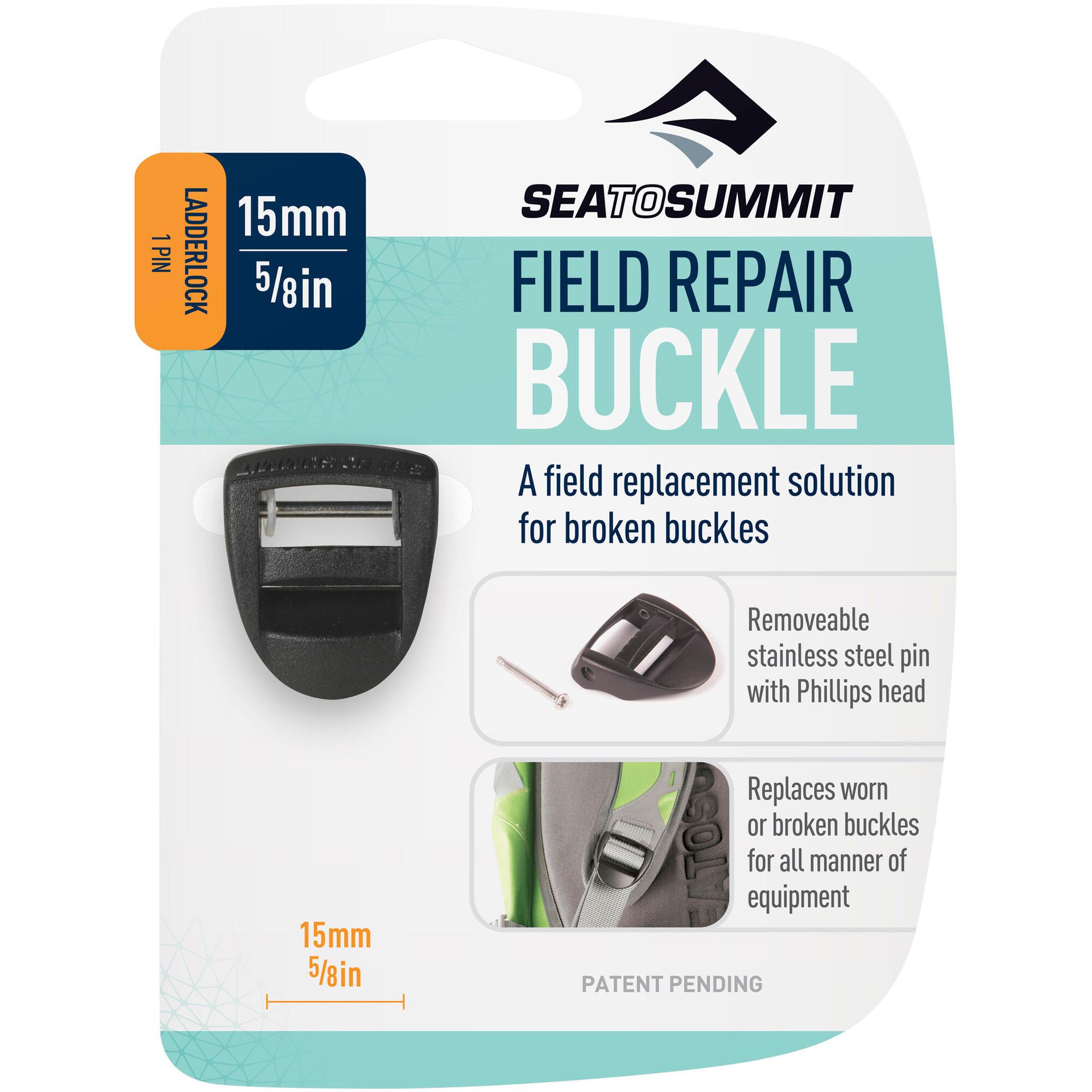 Sea To Summit Field Repair Buckle 25 mm Ladderlock 1 sworzeń 2020 Mocowanie bagaży AFRB25LLP
