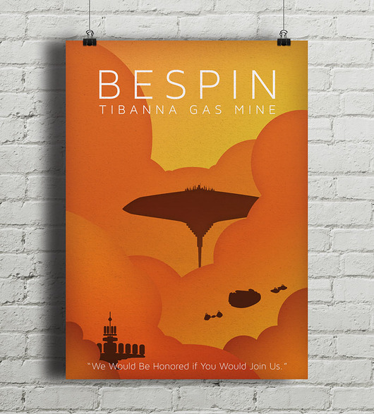 Plakat Star Wars - Bespin