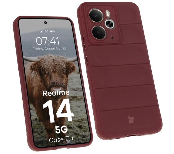 Bizon Tur do Realme 14 5G Burgundowy