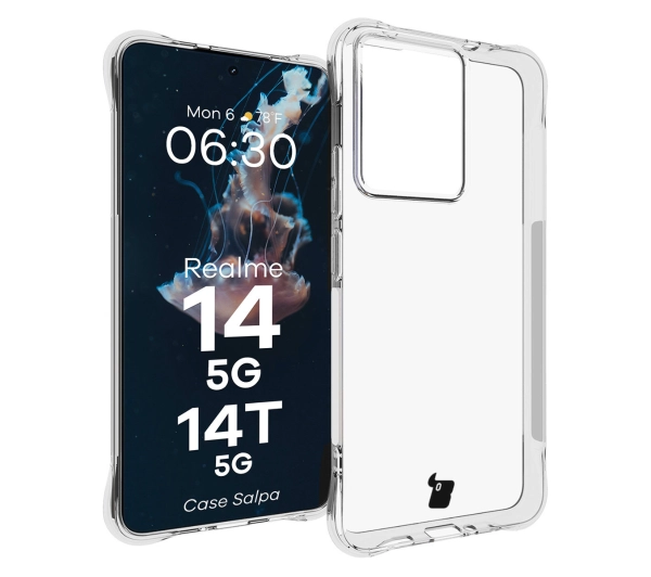 Bizon Salpa do Realme 14 5G/14T 5G Przezroczysty