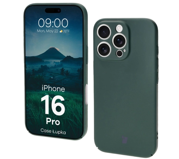 Bizon Łupka do iPhone 16 Pro Zielony