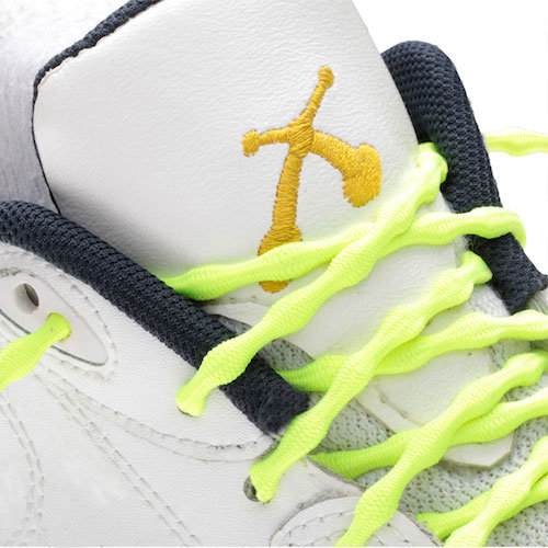 XTENEX Elastyczne sznurówki sportowe XTENEX XF200 fluo yellow