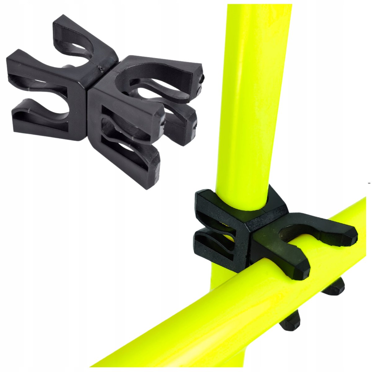 Złączka obrotowa do lasek treningowych 25mm klips do Torów i przeszkód