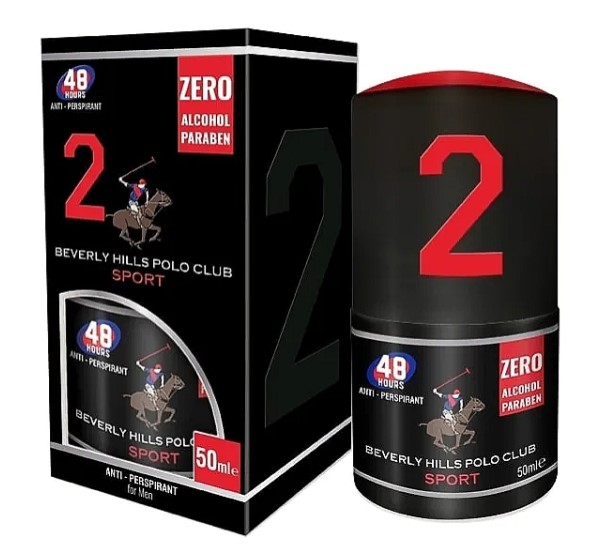 Beverly Hills Polo Club Sport 2 Antyperspirant w Kulce dla Mężczyzn 50ml