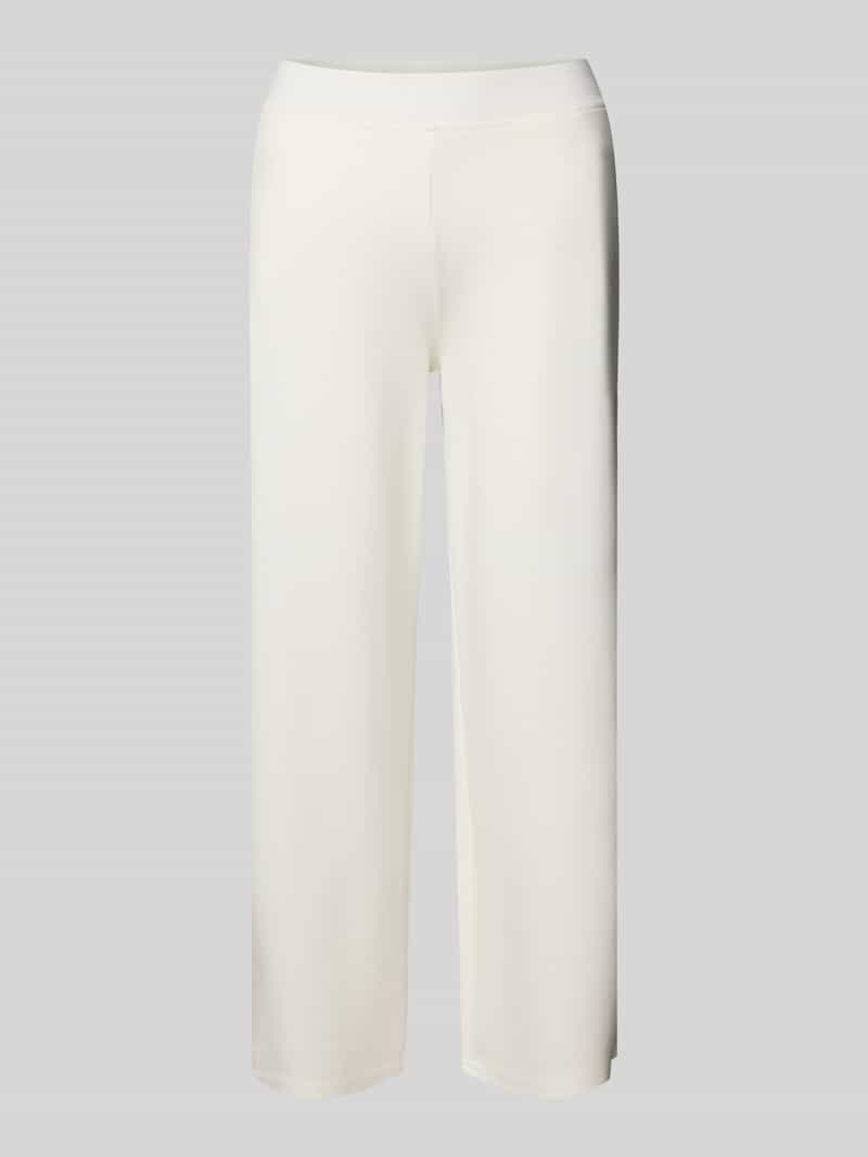 Spodnie materiałowe o kroju straight fit z mieszanki wiskozy