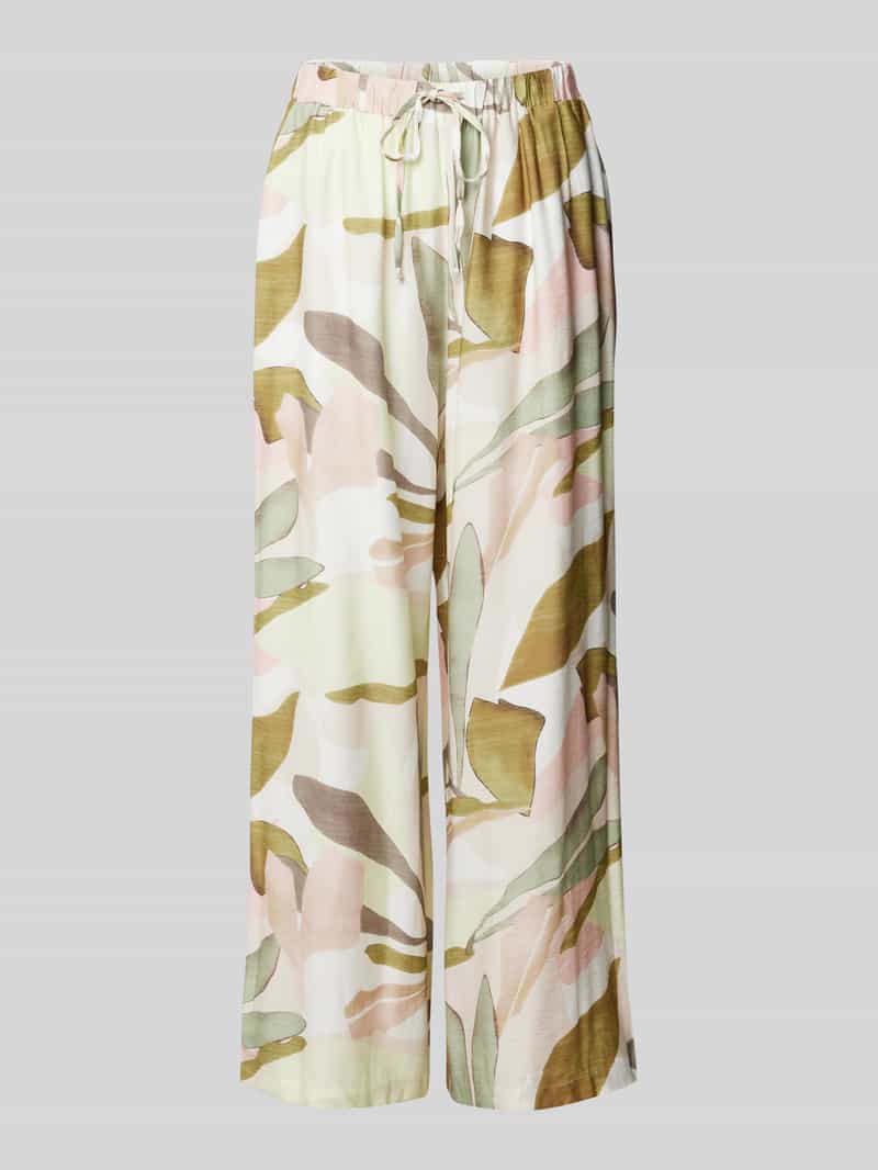 Spodnie materiałowe z elastycznym pasem