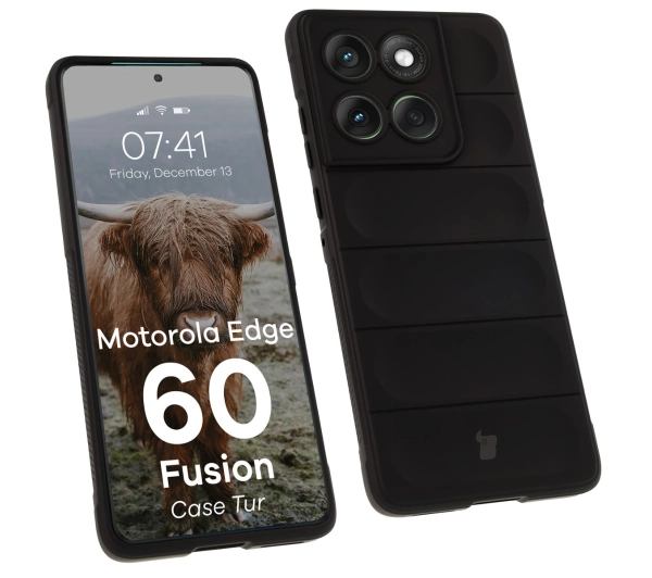 Bizon Tur do Motorola Edge 60 Fusion Czarny
