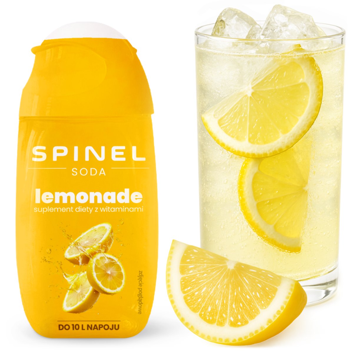 SYROP SPINEL SODA LEMONIADA Z WITAMINAMI DO SATURATORA KONCENTRAT DO 10L