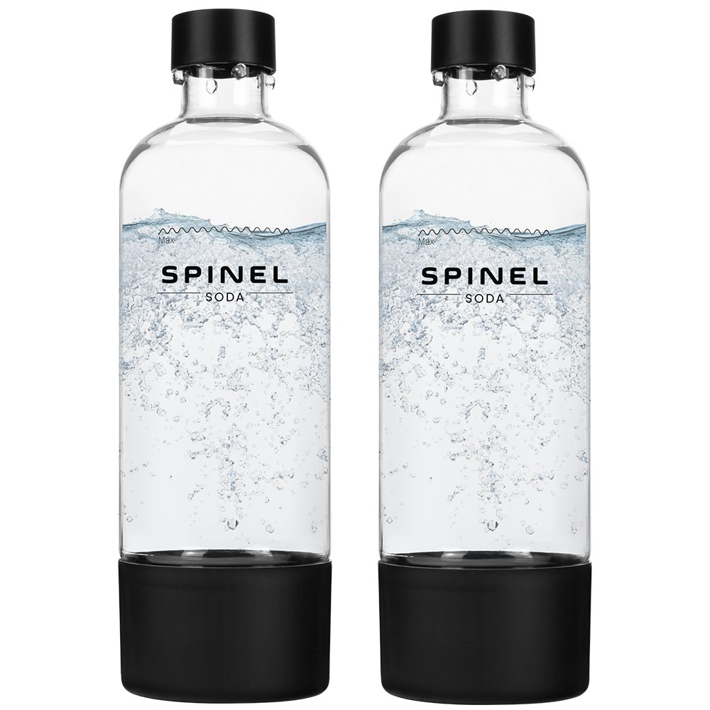 2X Spinel Soda Butelka Do Saturatora Wody Spinelsoda Bubbleon 1L Bpa Free