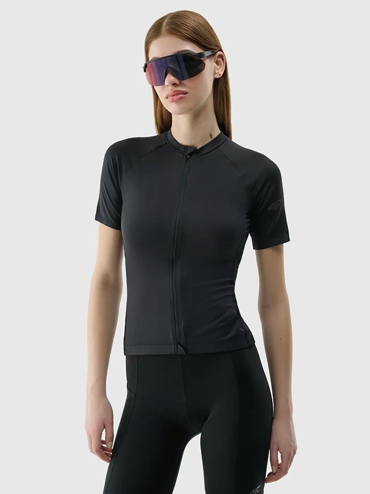 4F Koszulka kolarska w kolorze czarnym