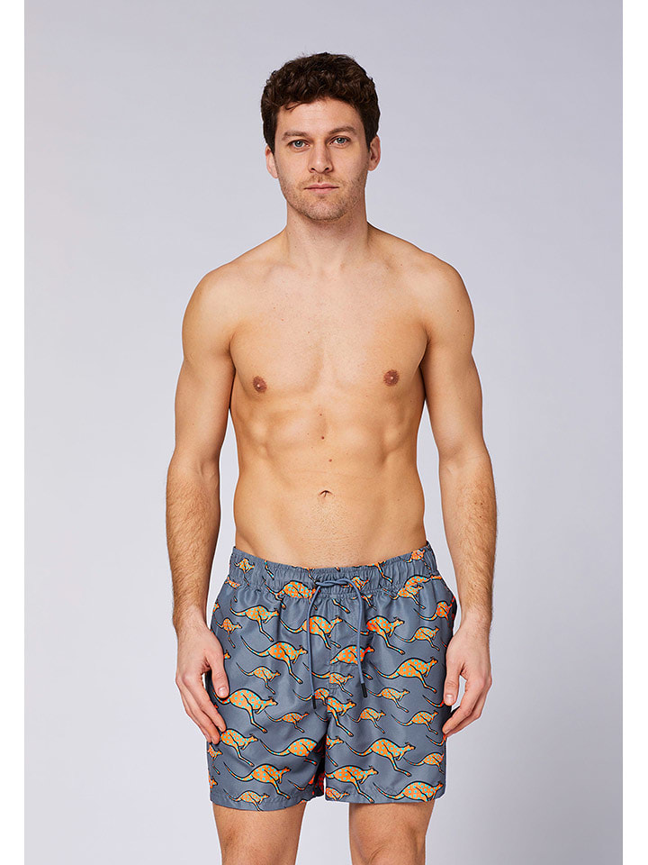 Chiemsee Szorty kąpielowe w kolorze szarym