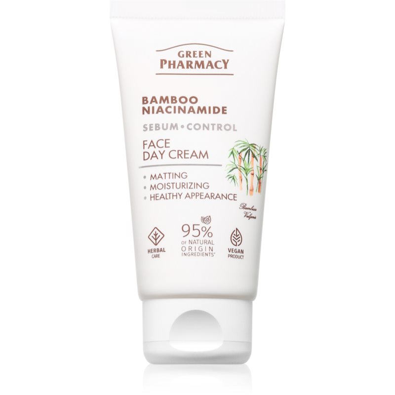 Green Pharmacy Bamboo & Niacinamide Day Face Cream krem na dzień do twarzy 50 ml