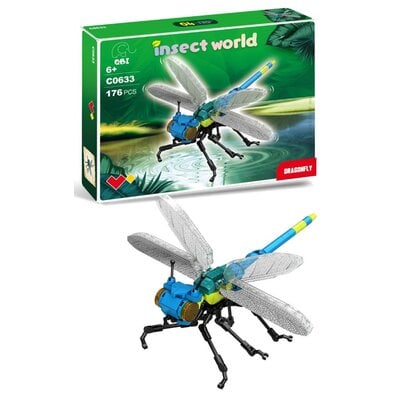 Klocki plastikowe QBI Insect world Ważka C0633-4