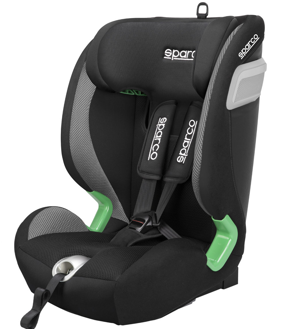 FOTELIK SAMOCHODOWY ISOFIX SPARCO SK5000I GREY 76-150 CM / 9-36 KG