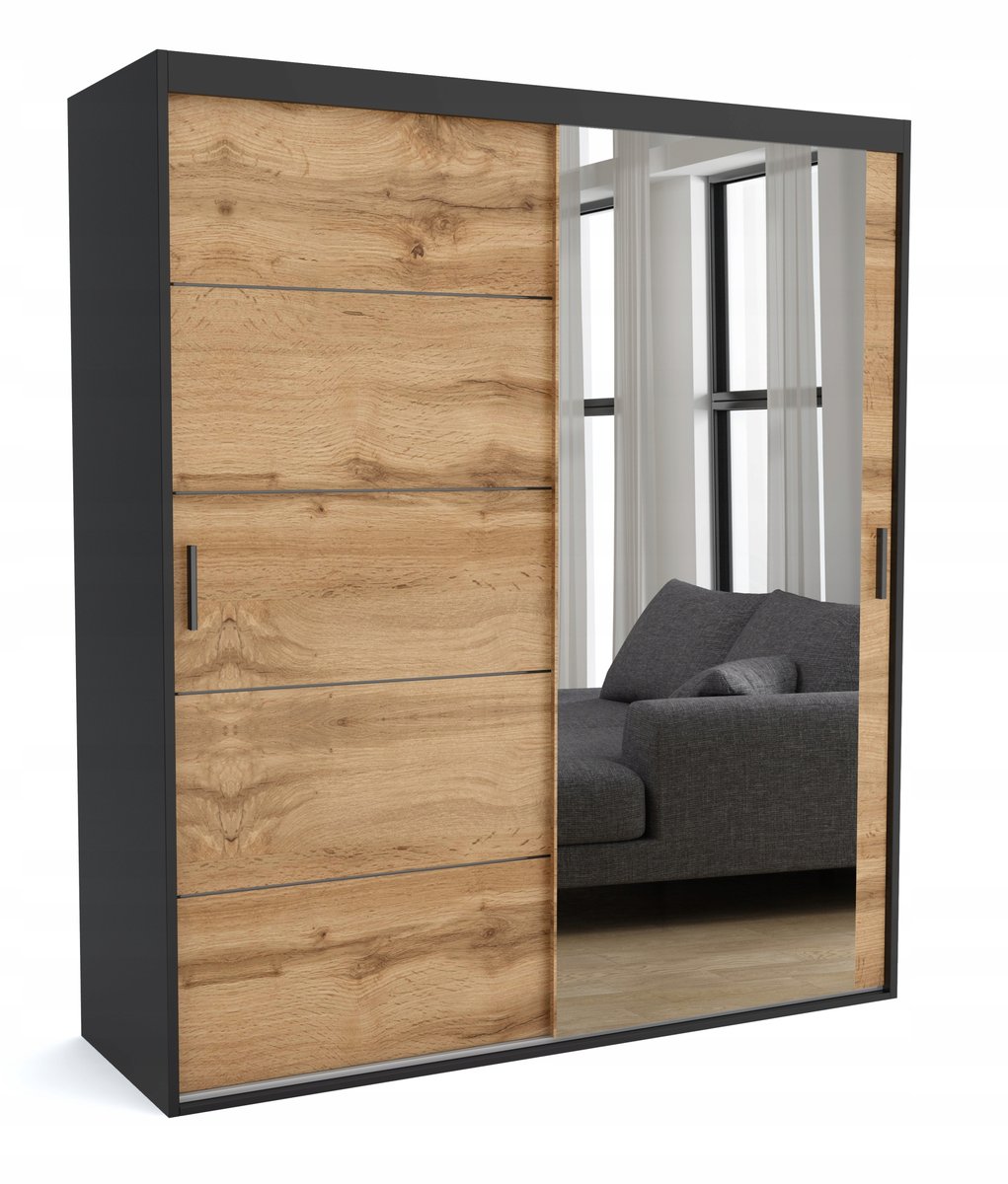 Szafa przesuwna na wymiar MAT 3 szerokość 120 cm