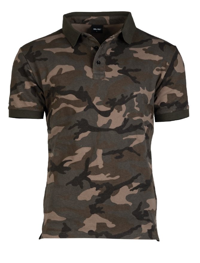 Mil-Tec Koszulka Polo Pikee Woodland - 3XL