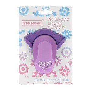 DZIURKACZ WZOREK 25 MM NAROŻNY 7413 (WZÓR NR 37 - KLEJNOTY)