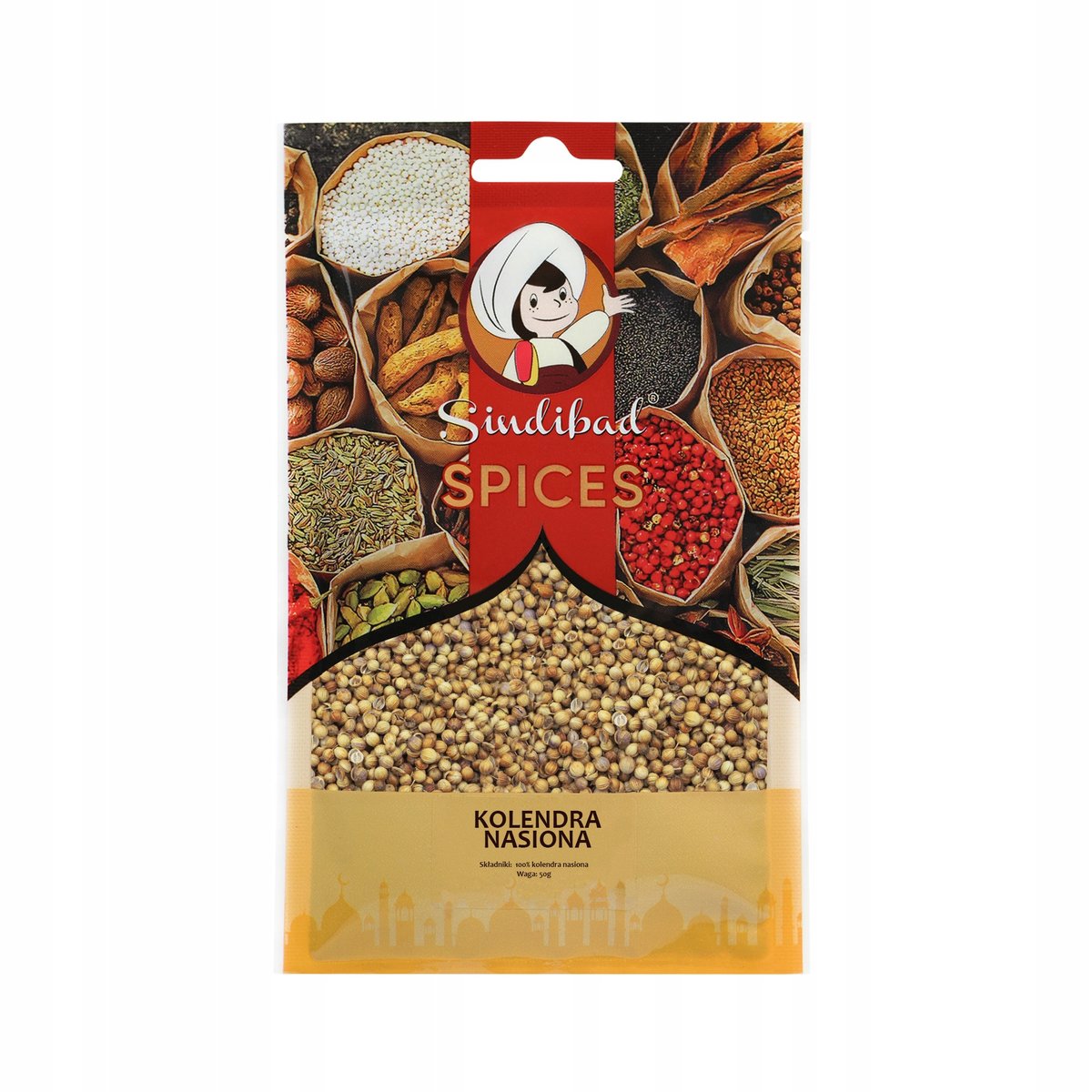 KOLENDRA POLSKA NASIONA 50 G Sindibad NATURALNA AROMATYCZNA