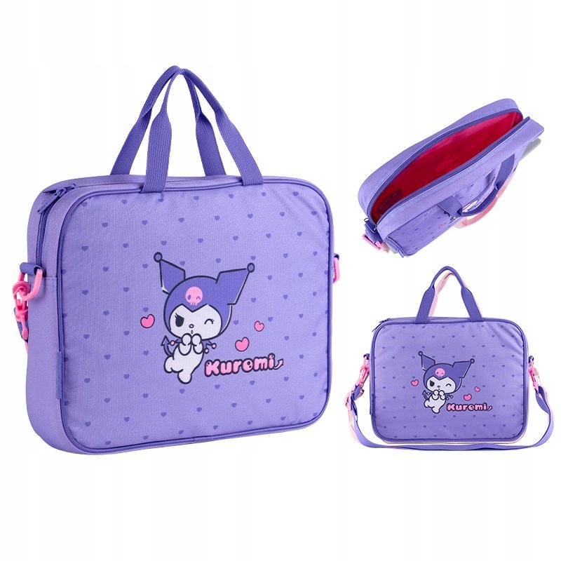TORBA NA DOKUMENTY TECZKA MATERIALOWA A4 KUROMI FIOLETOWA KITE