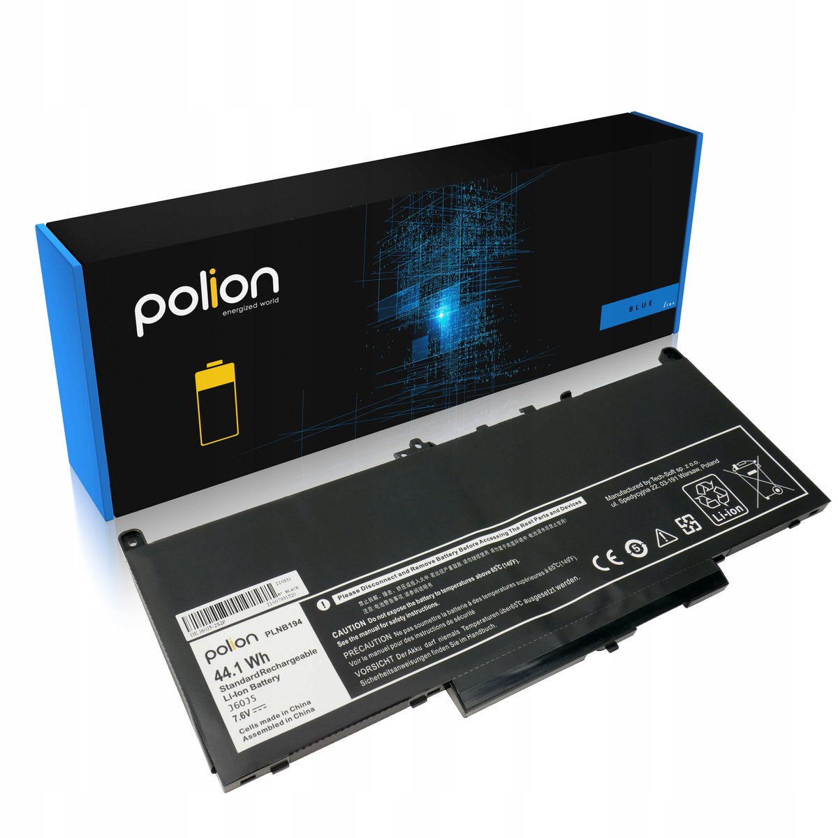 Bateria J60J5 do DELL Latitude E7260 E7270 E7470