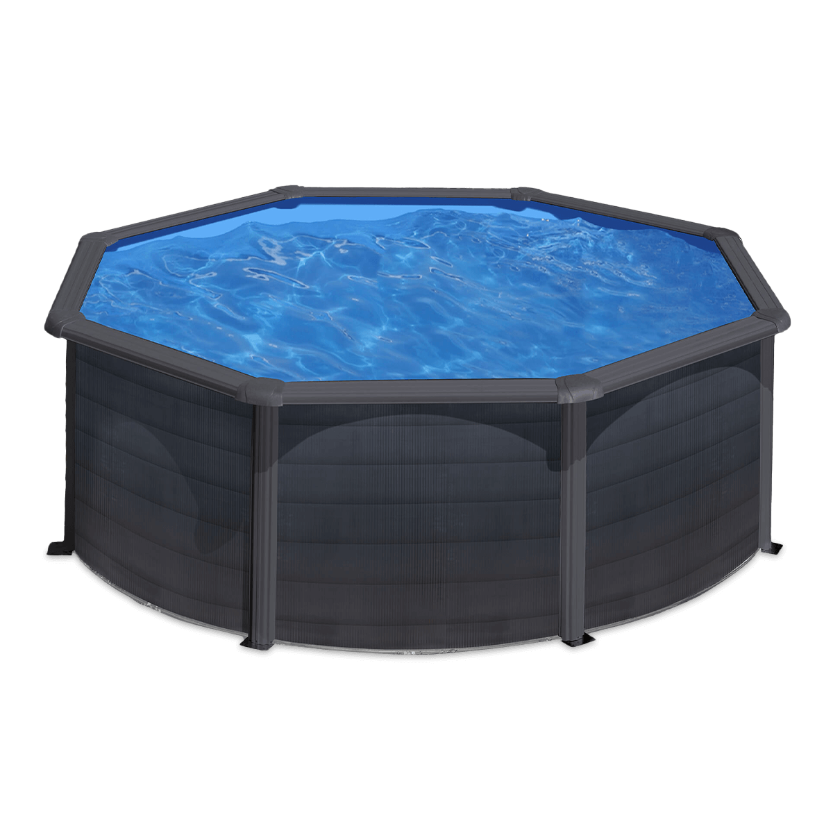 Basen ogrodowy stalowy Kea 350x120cm GRE