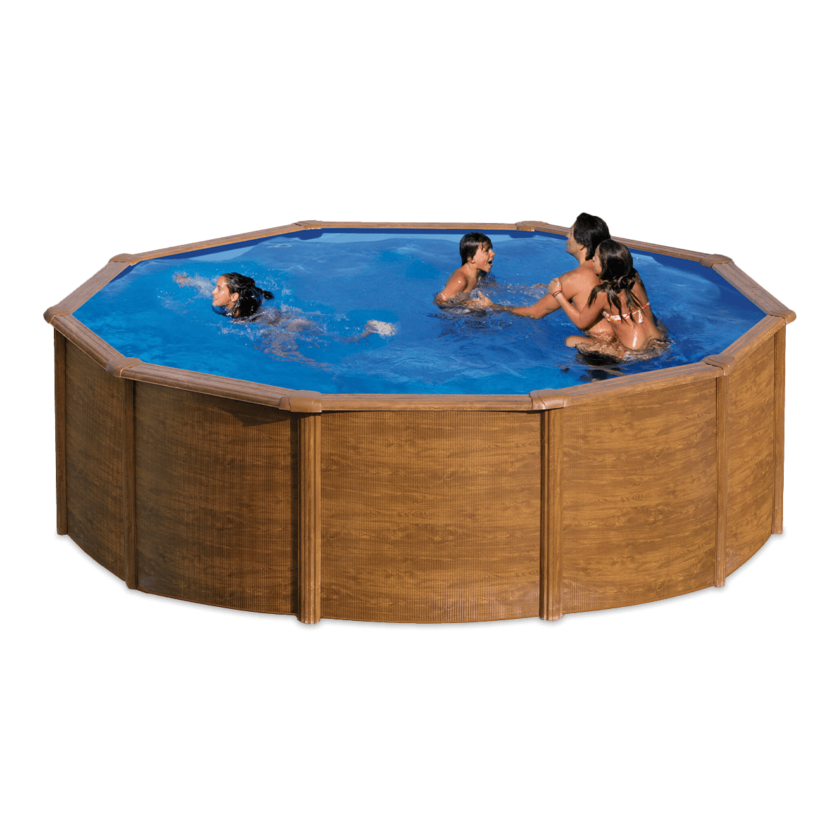 Basen ogrodowy stalowy Pacific aqua 460x120 cm GRE