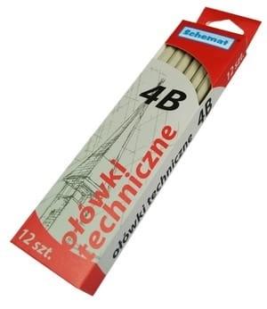 Schemat Ołówek techniczny 4b 12szt