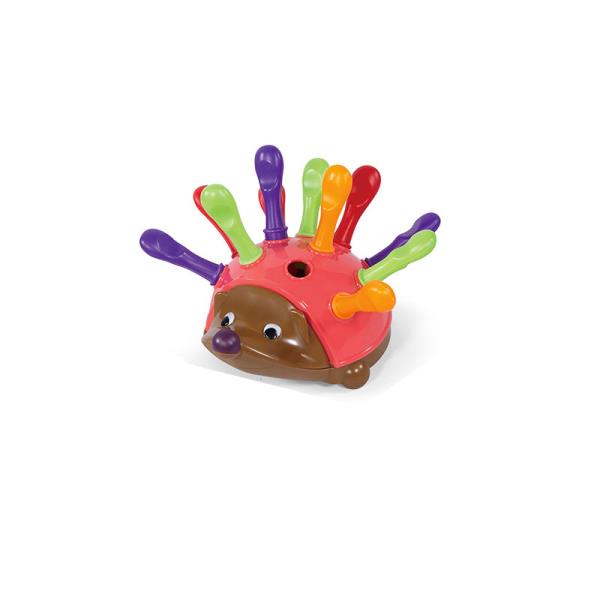 Jeż z kolcami 14 elementów różowy NO-1009760 - zabawka