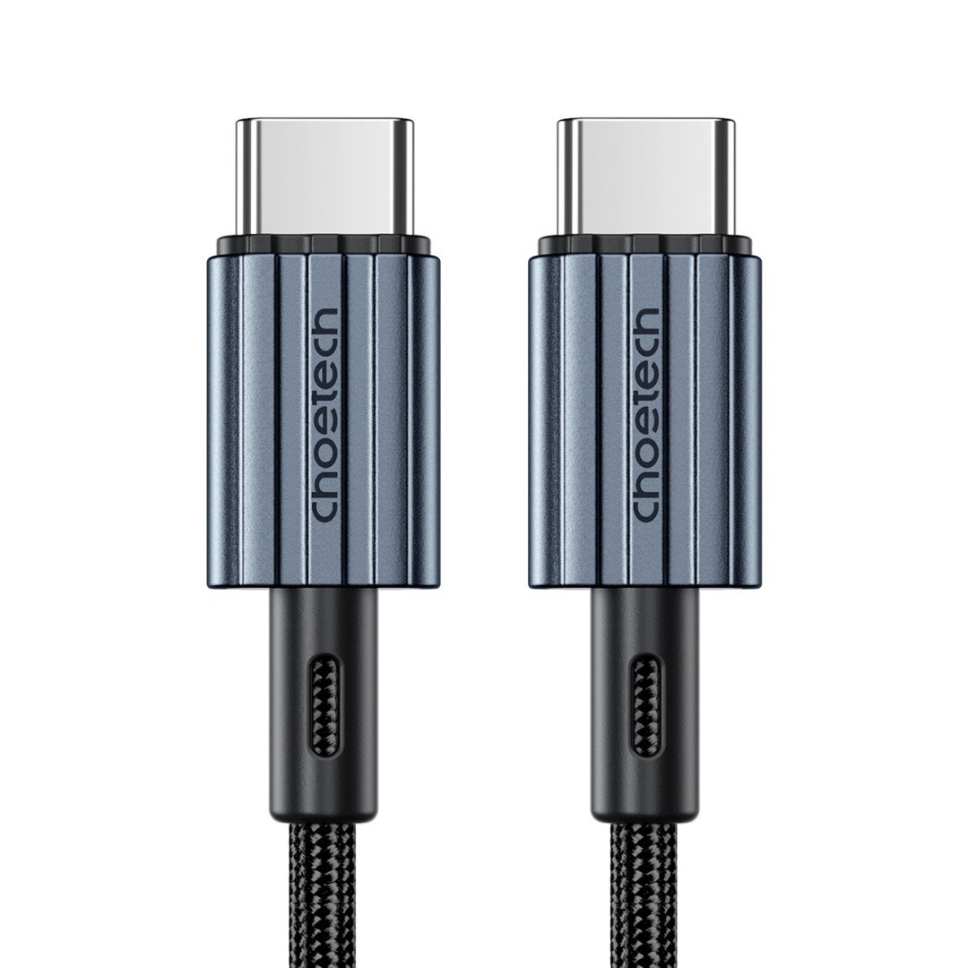 Kabel przewód USB-C - USB-C PD 60W w oplocie XCC-1014 - szary CHOETECH