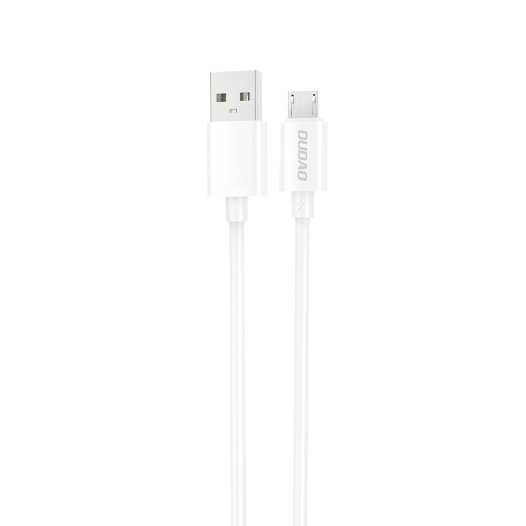Kabel przewód do ładowania L4SM USB-A - micro USB 2A 1m - biały DUDAO